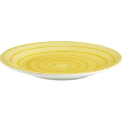 Gifi Assiette plate ronde déco spirale Ø25 cm| Vaisselle Et Accessoires De Table