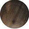 Gifi Assiette plate ronde décor imitation bois| Vaisselle Et Accessoires De Table
