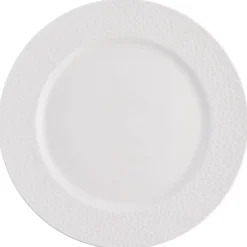 Vaisselle Et Accessoires De Table<Gifi Assiette plate ronde embossée blanche x4