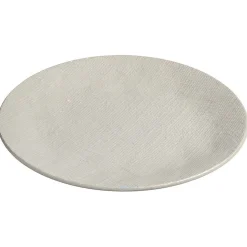 Vaisselle Et Accessoires De Table<Gifi Assiette plate ronde en grès relief gris