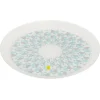 Gifi Assiette plate ronde en verre Boreas motif géométrique| Vaisselle Et Accessoires De Table