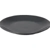 Gifi Assiette plate ronde grise unie| Vaisselle Et Accessoires De Table