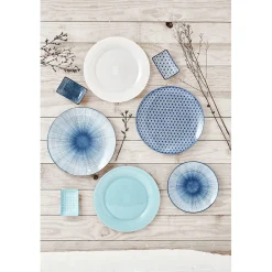 Gifi Assiette plate ronde Luminarc bleu ciel Zana| Vaisselle Et Accessoires De Table