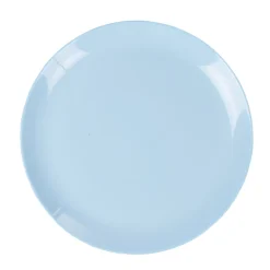 Gifi Assiette plate ronde Luminarc unie bleu clair Diwali| Vaisselle Et Accessoires De Table