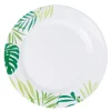 Vaisselle Et Accessoires De Table<Gifi Assiette plate ronde Luminarc blanc vert feuille jungle