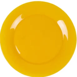 Gifi Assiette plate ronde Luminarc unie jaune moutarde Zana| Vaisselle Et Accessoires De Table