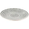 Gifi Assiette plate ronde motif géométrique noir et blanc| Vaisselle Et Accessoires De Table