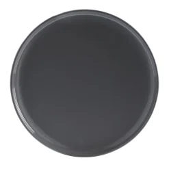 Gifi Assiette plate ronde Oslo grise| Vaisselle Et Accessoires De Table