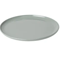 Gifi Assiette plate ronde Oslo vert d'eau| Vaisselle Et Accessoires De Table