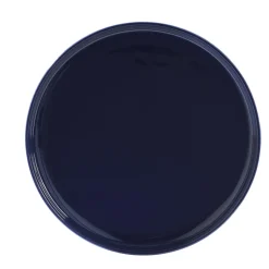 Gifi Assiette plate ronde Oslo bleue| Vaisselle Et Accessoires De Table