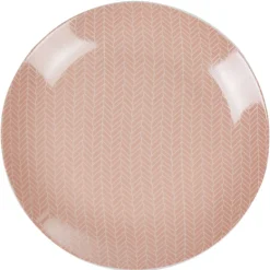 Gifi Assiette plate rose zebrée collection Crazy| Vaisselle Et Accessoires De Table