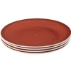 Vaisselle Et Accessoires De Table<Gifi Assiette plate rouge effet spirale x4