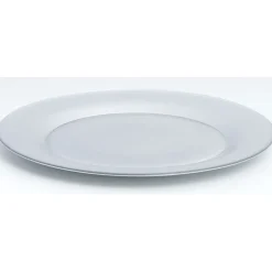 Gifi Assiette plate verre Zana argentée| Vaisselle Et Accessoires De Table