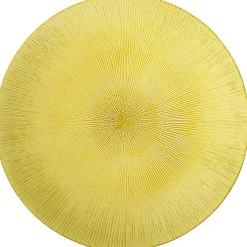 Vaisselle Et Accessoires De Table<Gifi Assiette plate verte verre strié