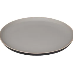 Gifi Assiette plate Zenco bicolore gris et taupe| Vaisselle Et Accessoires De Table