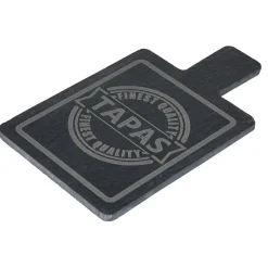 Gifi Assiette rectangulaire à tapas en ardoise| Vaisselle Et Accessoires De Table