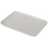 Gifi Assiette rectangulaire faïence gris 28,5x19,5cm| Vaisselle Et Accessoires De Table