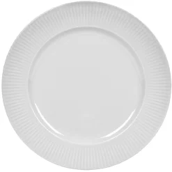 Gifi Assiette ronde contour strié gris perle| Vaisselle Et Accessoires De Table