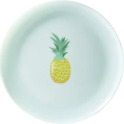 Vaisselle Et Accessoires De Table<Gifi Assiette ronde en plastique décor ananas