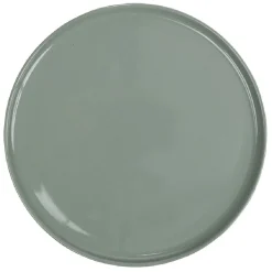 Gifi Assiette ronde plate Nordic porcelaine vert| Vaisselle Et Accessoires De Table