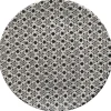 Gifi Assiette ronde plate petits motifs noir blanc| Vaisselle Et Accessoires De Table