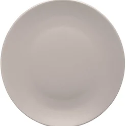 Gifi Assiette ronde plate uni taupe| Vaisselle Et Accessoires De Table