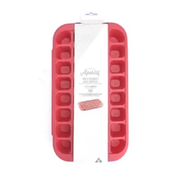 Gifi Bac à glaçons avec support 32 compartiments rouge| Vaisselle Et Accessoires De Table