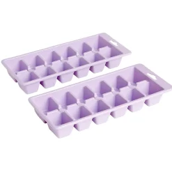 Gifi Bac à glaçons en plastique vert violet x2| Vaisselle Et Accessoires De Table