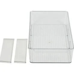 Rangement De Cuisine<Gifi Bac de rangement transparent pour frigo L.36,5x20,5xH8,1cm