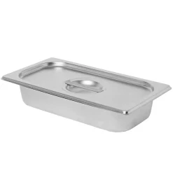 Préparation Culinaire<Gifi Bac inox avec couvercle préparation conservation L.32,5 cm