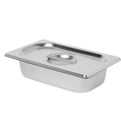 Préparation Culinaire<Gifi Bac inox avec couvercle préparation conservation L.26,5 cm