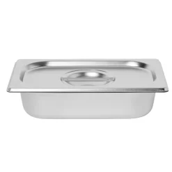 Préparation Culinaire<Gifi Bac inox avec couvercle préparation conservation L.26,5 cm