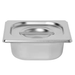 Préparation Culinaire<Gifi Bac inox avec couvercle préparation conservation L.7,5 cm