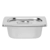 Préparation Culinaire<Gifi Bac inox avec couvercle préparation conservation L.17,5 cm