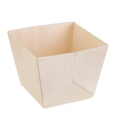 Gifi Barquette de présentation carrée snacking en bois x6| Vaisselle Et Accessoires De Table