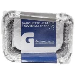 Conservation Alimentaire<Gifi Barquette en aluminium 0,5L par 10