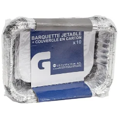 Conservation Alimentaire<Gifi Barquette en aluminium 0,5L par 10