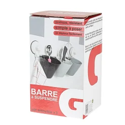 Rangement De Cuisine<Gifi Barre à suspendre et 3 pots amovibles