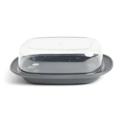 Préparation Culinaire<Gifi Beurrier plastique sans BPA transparent ou gris 17,4x12,5xH6cm