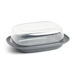 Préparation Culinaire<Gifi Beurrier plastique sans BPA transparent ou gris 17,4x12,5xH6cm