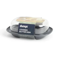 Préparation Culinaire<Gifi Beurrier plastique sans BPA transparent ou gris 17,4x12,5xH6cm