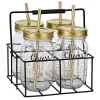 Gifi Bocal avec paille et support x4| Vaisselle Et Accessoires De Table