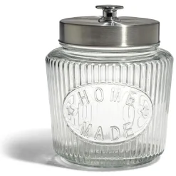 Conservation Alimentaire<Gifi Bocal de conservation 1L en verre avec couvercle en métal Ø11,5xH18cm
