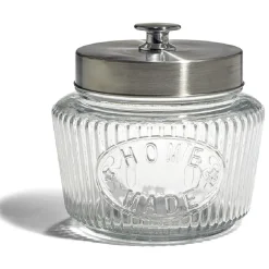 Conservation Alimentaire<Gifi Bocal de conservation 1L en verre avec couvercle en métal Ø11,5xH14cm