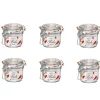 Conservation Alimentaire<Gifi Bocal de conserve fermeture à clapet 200 ml x 6