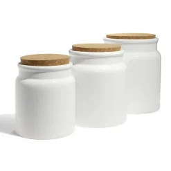 Conservation Alimentaire<Gifi Bocal en céramique avec couvercle en liège Ø13xH15cm