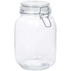 Conservation Alimentaire<Gifi Bocal en verre avec couvercle à charnière 1,5 L