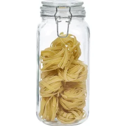 Conservation Alimentaire<Gifi Bocal en verre avec couvercle à charnière 2,2 L