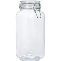 Conservation Alimentaire<Gifi Bocal en verre avec couvercle à charnière 2,2 L