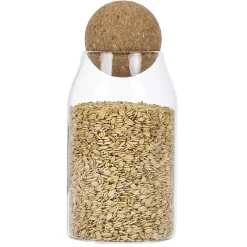 Conservation Alimentaire<Gifi Bocal en verre avec couvercle en liège70 cl